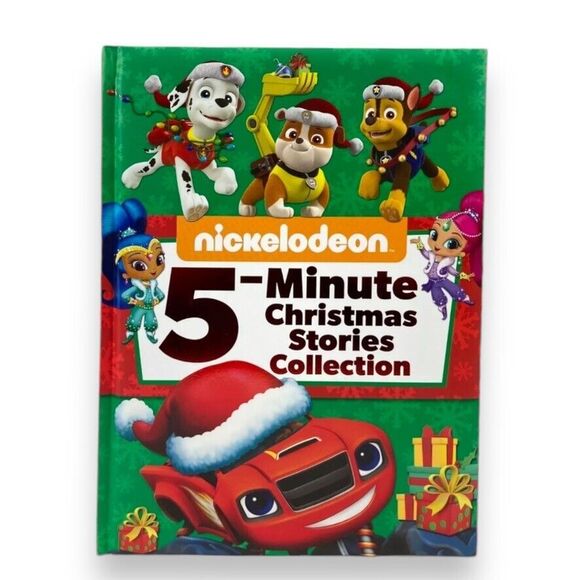 Nickelodeon Kids Christmas Bedtime Stories Book w Spongebob, PAW Patrol, Dora... - Picture 10 of 12